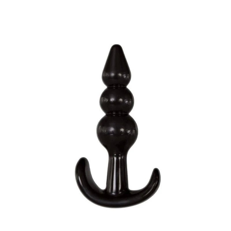 Adam & Eve 4 Piece Anal Plugs Kit Black Butt Plugs