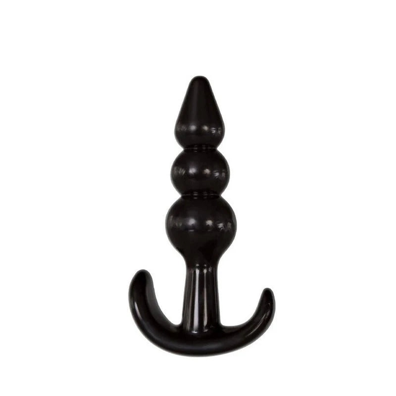 Adam & Eve 4 Piece Anal Plugs Kit Black Butt Plugs