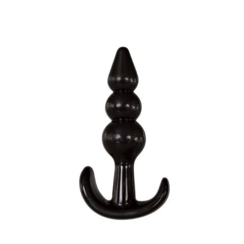 Adam & Eve 4 Piece Anal Plugs Kit Black - Butt Plugs