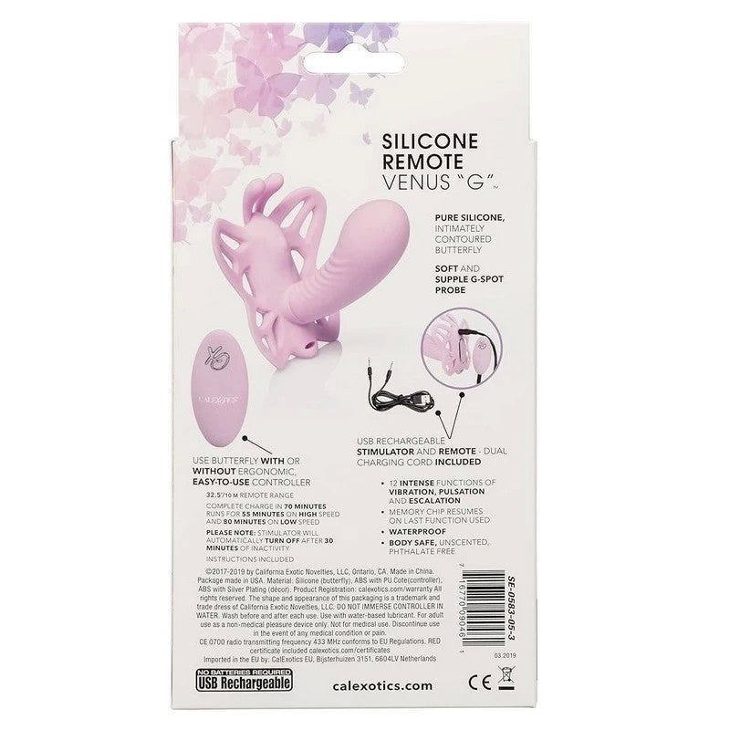 Adam & Eve THE ORIGINAL VENUS BUTTERFLY Vibrator Remote Control Vibrators