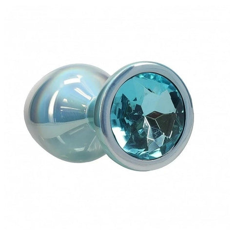 OUCH! Paris Collection Metallic Butt Plugs with Gem Bases - Butt Plugs
