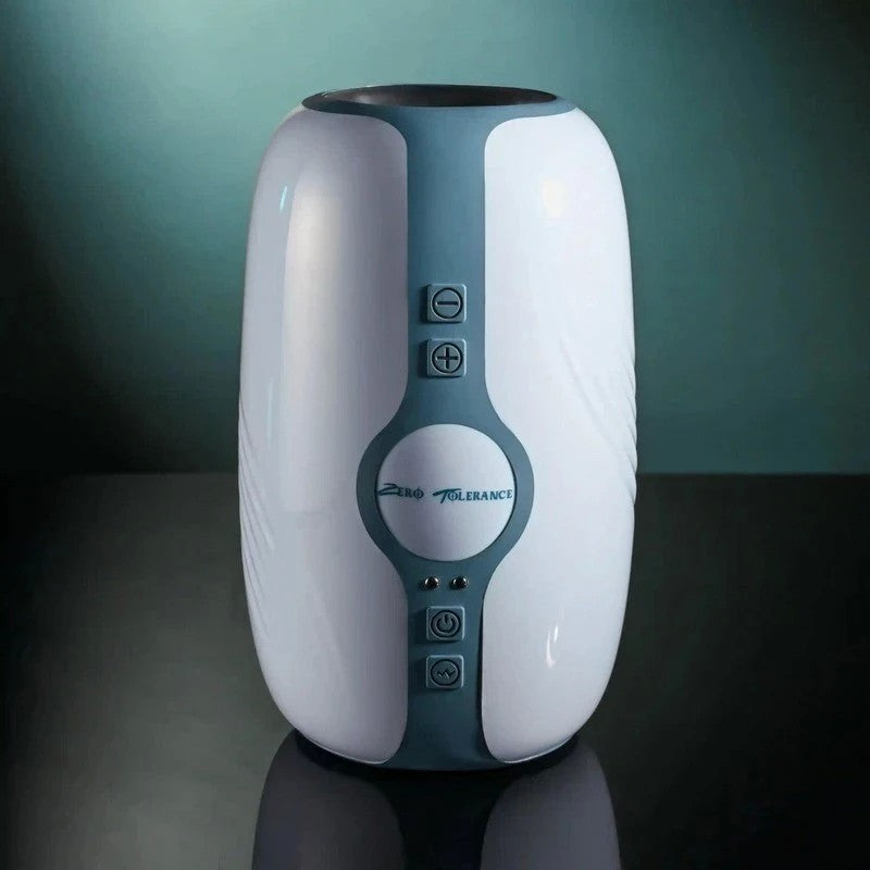 Zero Tolerance TOUCHDOWN Vibrating & Tightening Stroker White Masturbators and Strokers