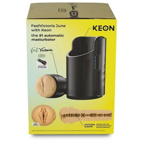 Kiiroo Keon WiFi Combo Set With Feel Victoria June Stroker - Masturbators and Strokers