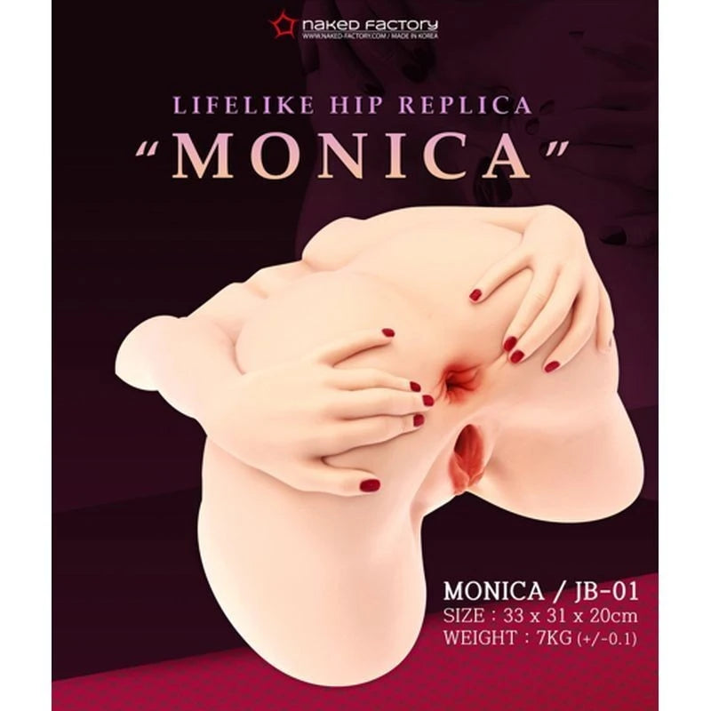 Naked Factory Spread Me Pussy and Anal Masturbator Monica Masturbators and Strokers