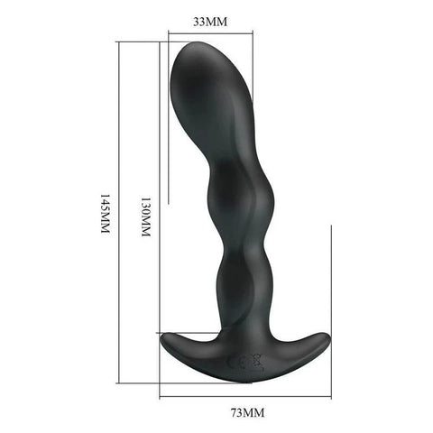 Party Up JIM USB Rechargeable Vibrating Butt Plug - Butt Plugs