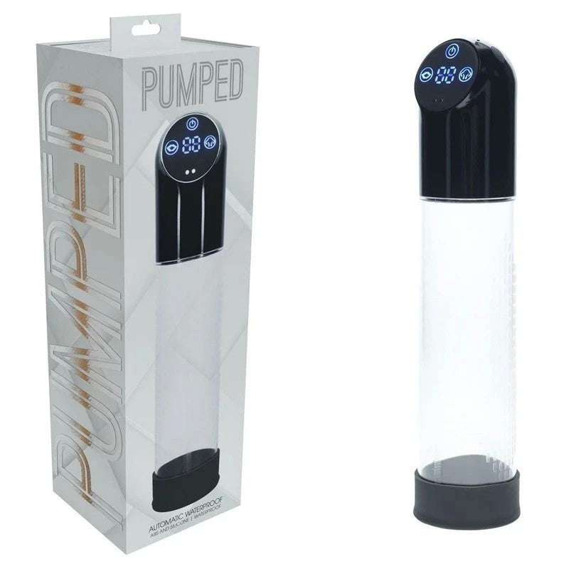Shots Toys PUMPED USB Rechargeable Automatic Penis Pump Black Penis Pumps And Stretchers