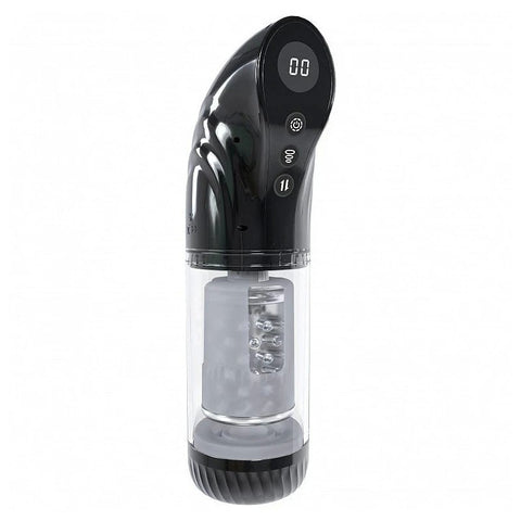 Shots Toys PUMPED Strokemate Thrusting Auto Masturbator - Masturbators and Strokers