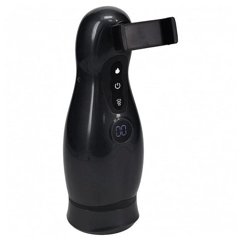 Shots Toys PUMPED Virtuo Vibrating Auto Masturbator - Masturbators and Strokers