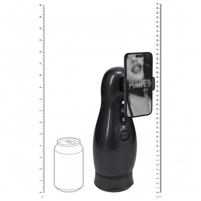 Shots Toys PUMPED Virtuo Vibrating Auto Masturbator Masturbators and Strokers