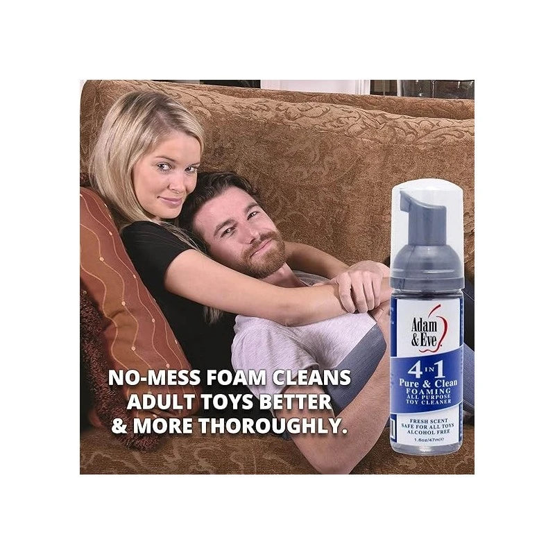 Adam & Eve PURE and CLEAN Foaming Toy Cleaner 47 ml Adult Toy Cleaner