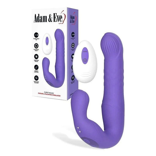 Adam & Eve P-SPOT MILKER Pulsating Prostate Massager Purple Prostate Toys