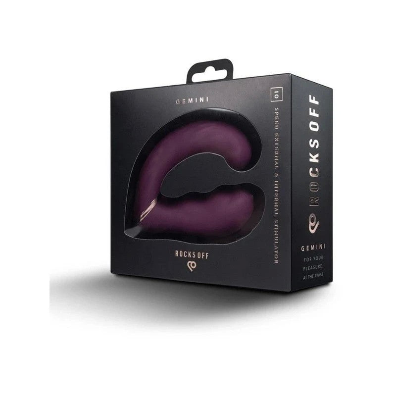 Rocks Off Gemini Multi Functions Prostate Vibrator Prostate Toys