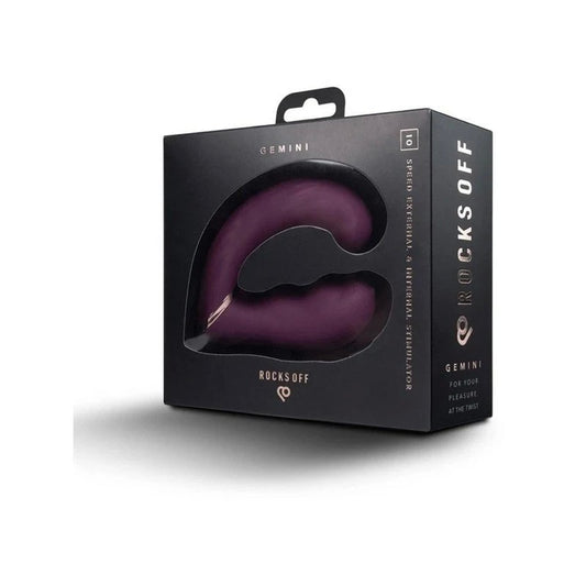 Rocks Off Gemini Multi Functions Prostate Vibrator Prostate Toys