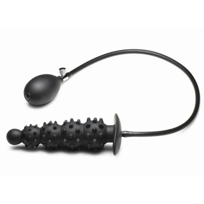 BDStyle Ribbed Textured Inflatable Anal Plug Butt Plugs