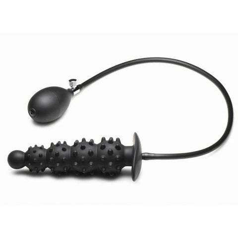 BDStyle Ribbed Textured Inflatable Anal Plug - Butt Plugs