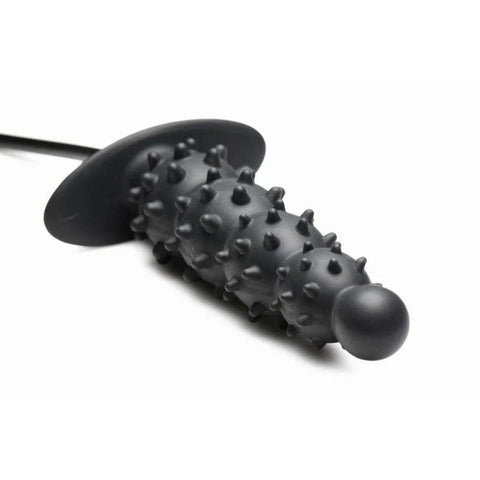 BDStyle Ribbed Textured Inflatable Anal Plug - Butt Plugs