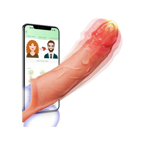 Amovibe Vibe Wear App Control Male Penis Sleeve - Pumps, Extenders and Sleeves
