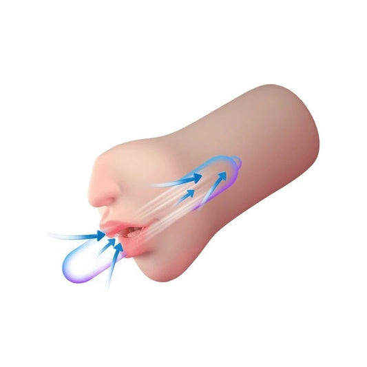 Amovibe Suction Kiss Sucking & Vibrating Mouth Strokers Realistic Butts And Vaginas