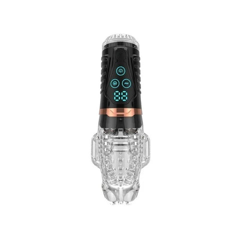 Amovibe Alpha Sucking & Vibrating Male Masturbator - Masturbators and Strokers