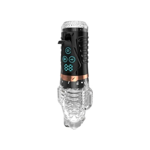Amovibe Alpha Sucking & Vibrating Male Masturbator - Masturbators and Strokers