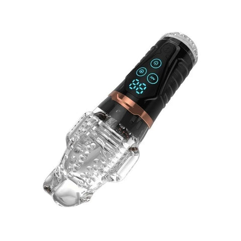 Amovibe Alpha Sucking & Vibrating Male Masturbator - Masturbators and Strokers