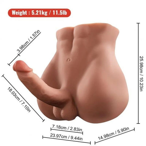 XISE Bartlett USB Auto Thrusting 15 cm Male Cock and Ass - Masturbators and Strokers