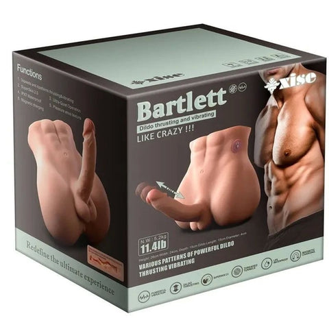 XISE Jason USB Auto Thrusting 17 cm Cock and Ass Male Torso - Masturbators and Strokers