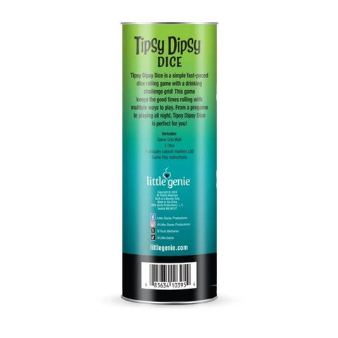 Little Genie Tipsy Dipsy Dice Drinking Game for Parties - Sex Games, Coupons and Tricks