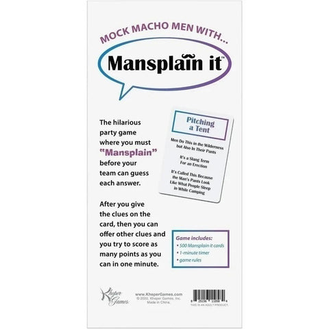 Kheper Games Mansplain It Game - Sex Games, Coupons and Tricks