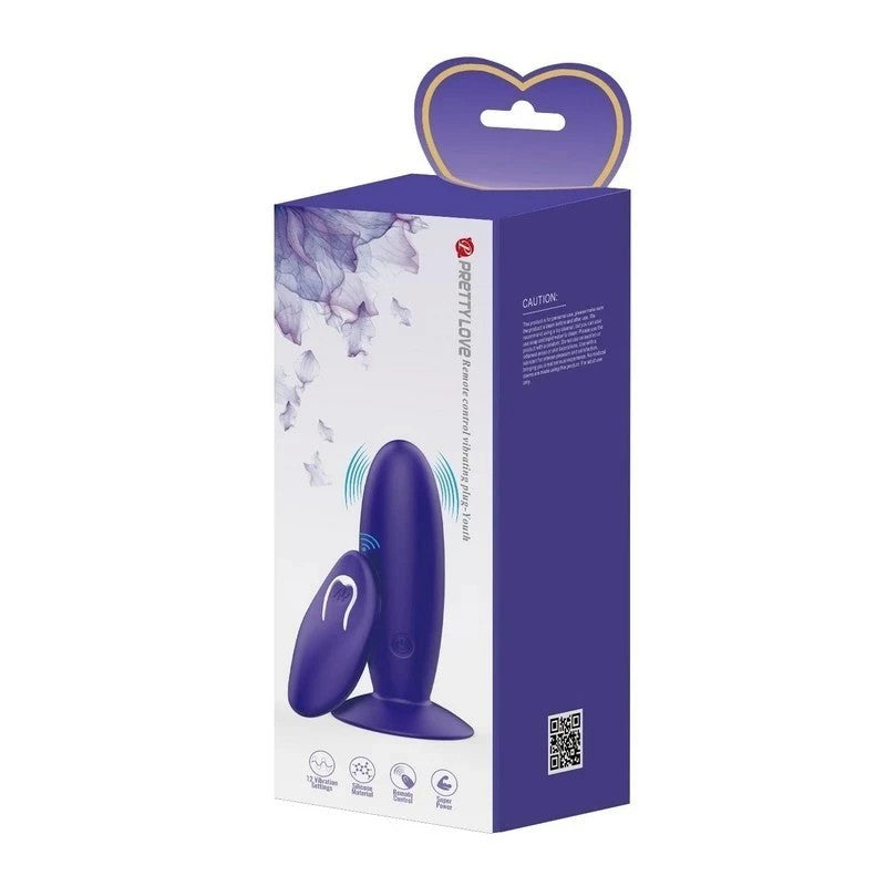 Baile Pretty Love Remote Control Vibrating Butt Plug Youth Butt Plugs