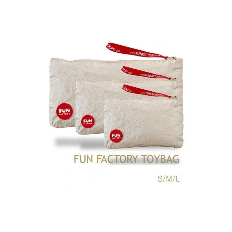 Fun Factory Discreet Adult TOYBAG Gold M Vibrator Accessories