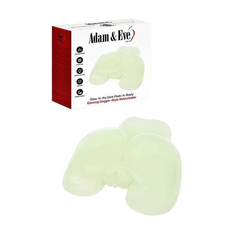 Adam & Eve GLOW IN THE DARK PEEK-A-BOOTY Masturbator - Masturbators and Strokers