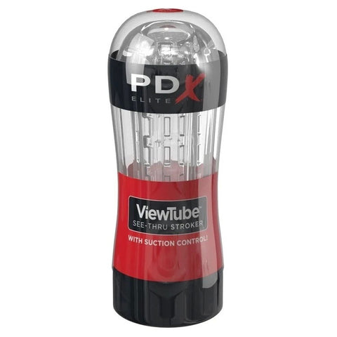 PDX Elite ViewTube See-Thru Male Stroker Display 12 Count - Masturbators and Strokers