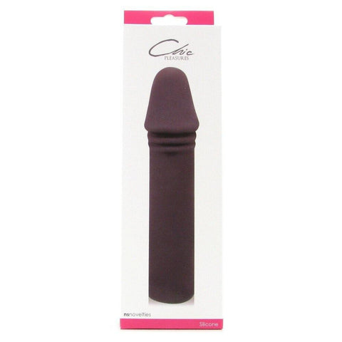 NS Novelties Chic Pleasures Realistic Silicone Dildo in Charcoal - Realistic Dildos