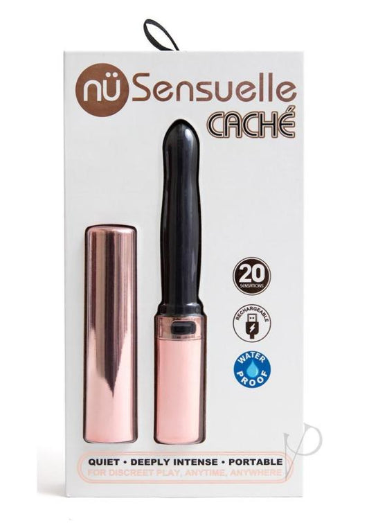 SENSUELLE CACHE 20 FUNC RECHARGEABLE COVERED VIBE - G-Spot Vibrators