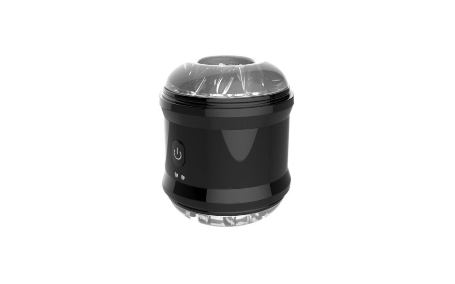 Doc Johnson Onyx Dual Open Ended Penis Trainer - Masturbators and Strokers