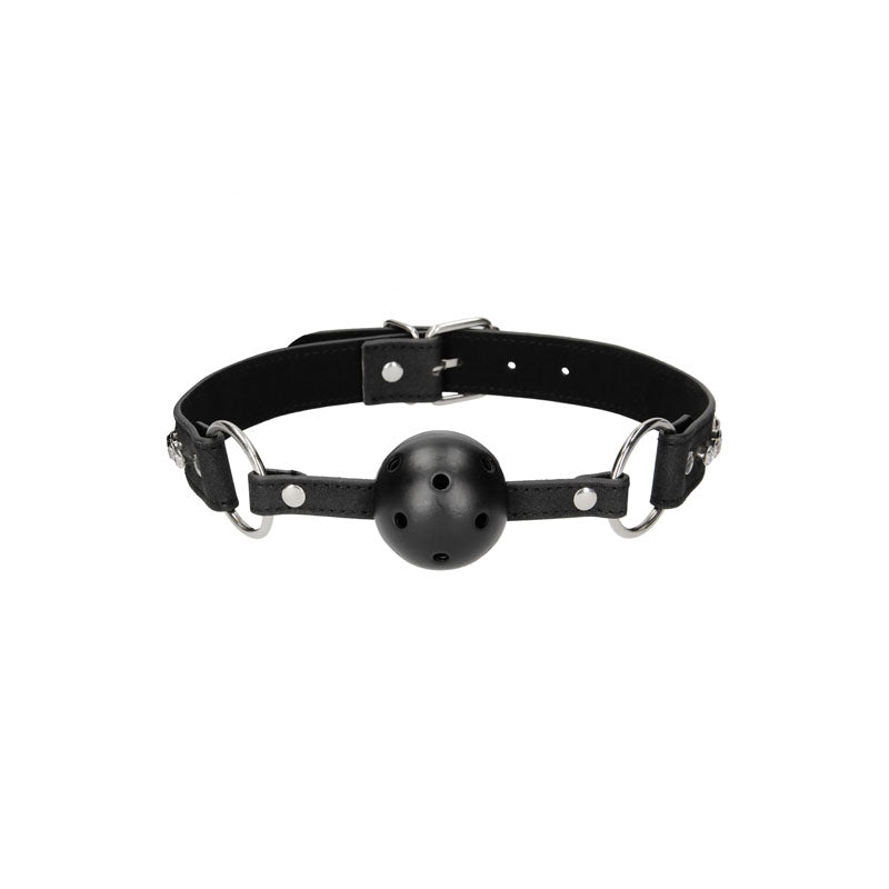 OUCH! Diamond Studded Breathable Ball Gag Bondage Gags and Bits