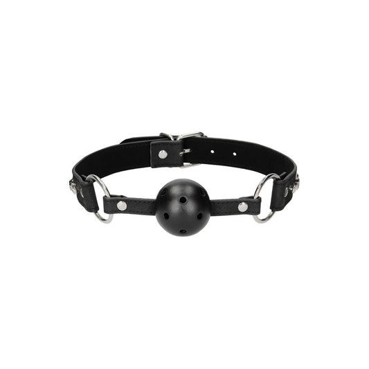 OUCH! Diamond Studded Breathable Ball Gag - Bondage Gags and Bits