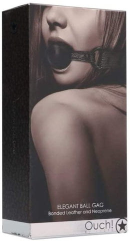 Ouch! Elegant Bondage Ball Gag - Bondage Gags and Bits
