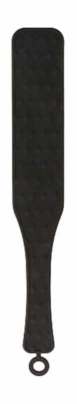 OUCH! Silicone Textured Paddle Black - Paddles And Slappers