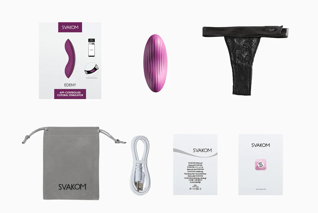 Svakom Edeny App Controlled Clitoral Panty Vibrator Personal Massagers