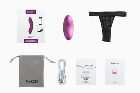 Svakom Edeny App Controlled Clitoral Panty Vibrator - Personal Massagers