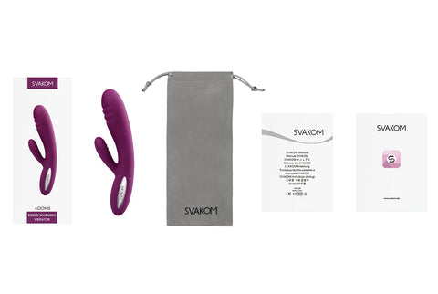 Svakom Adonis Multi Functions Heating Rabbit Vibrator - Rabbit Vibrators