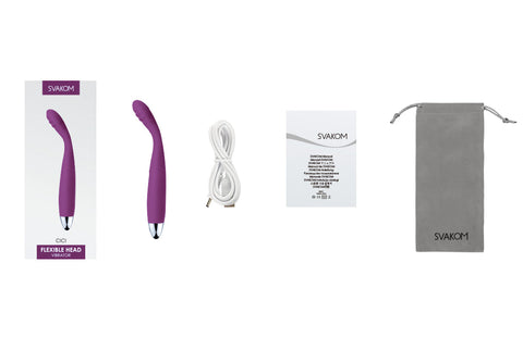 Svakom Cici Slim Flexible Head G-Spot Vibrator - Waterproof Vibrators