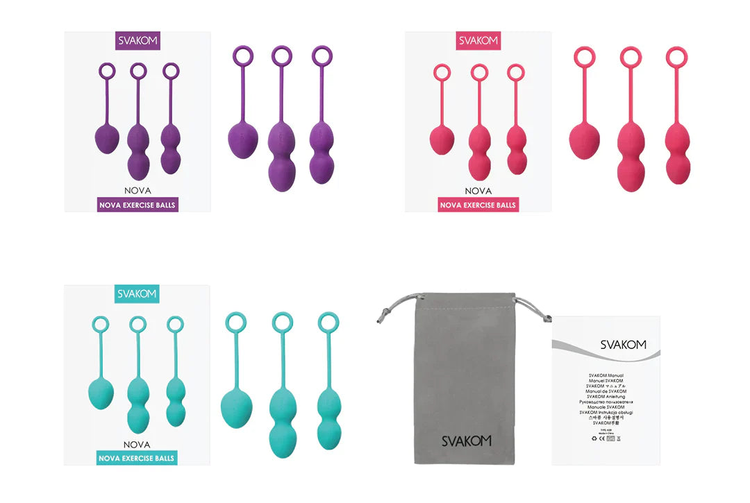 Svakom Nova Weighted Kegel Exercise Balls Love Eggs and Kegel Exercisers