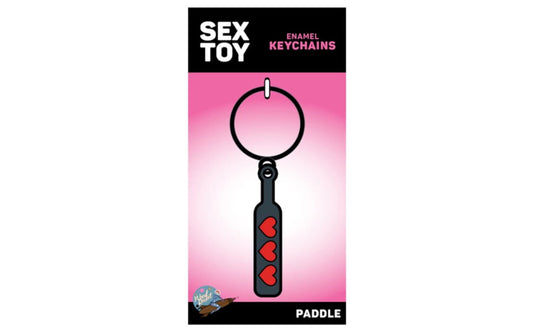 Wood Rocket Adult Party Hearts Paddle Keychain Party Gifts and Novelties