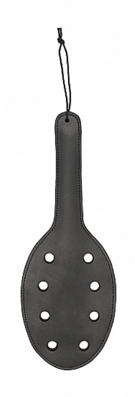 Pain Saddle Leather Paddle with 8 Holes - Paddles And Slappers