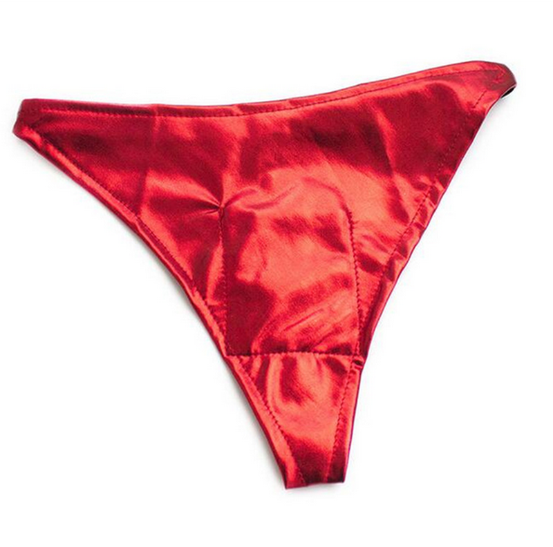 Patent Sexy Panty with Love Egg Bag Her Fetish