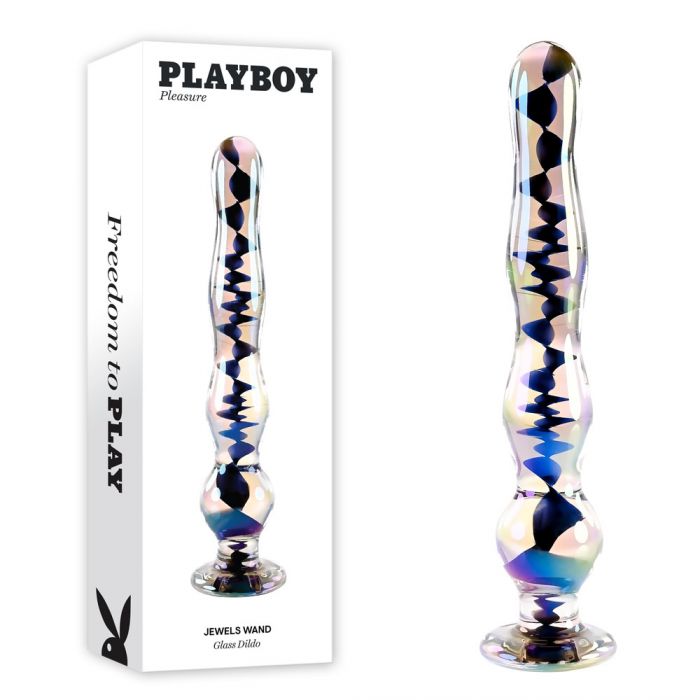 Playboy Pleasure JEWELS WAND Glass Dildo Non-Realistic Dildos