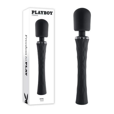 Playboy Pleasure Royal Vibrating Body Wand Massager - Body Wands